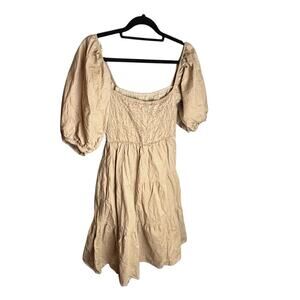 Sim & Sam Puff Sleeve Babydoll Dress – Sz Medium
